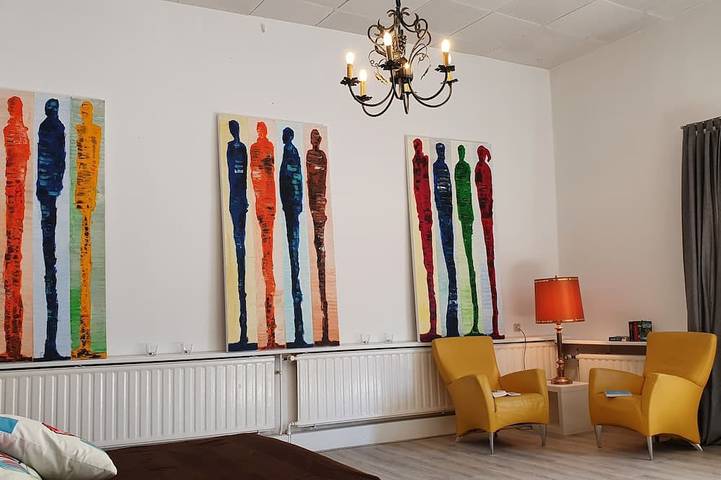 Ferienwohnung für 4 Personen, mit Garten und Terrasse, mit Haustier in Rheinhessen