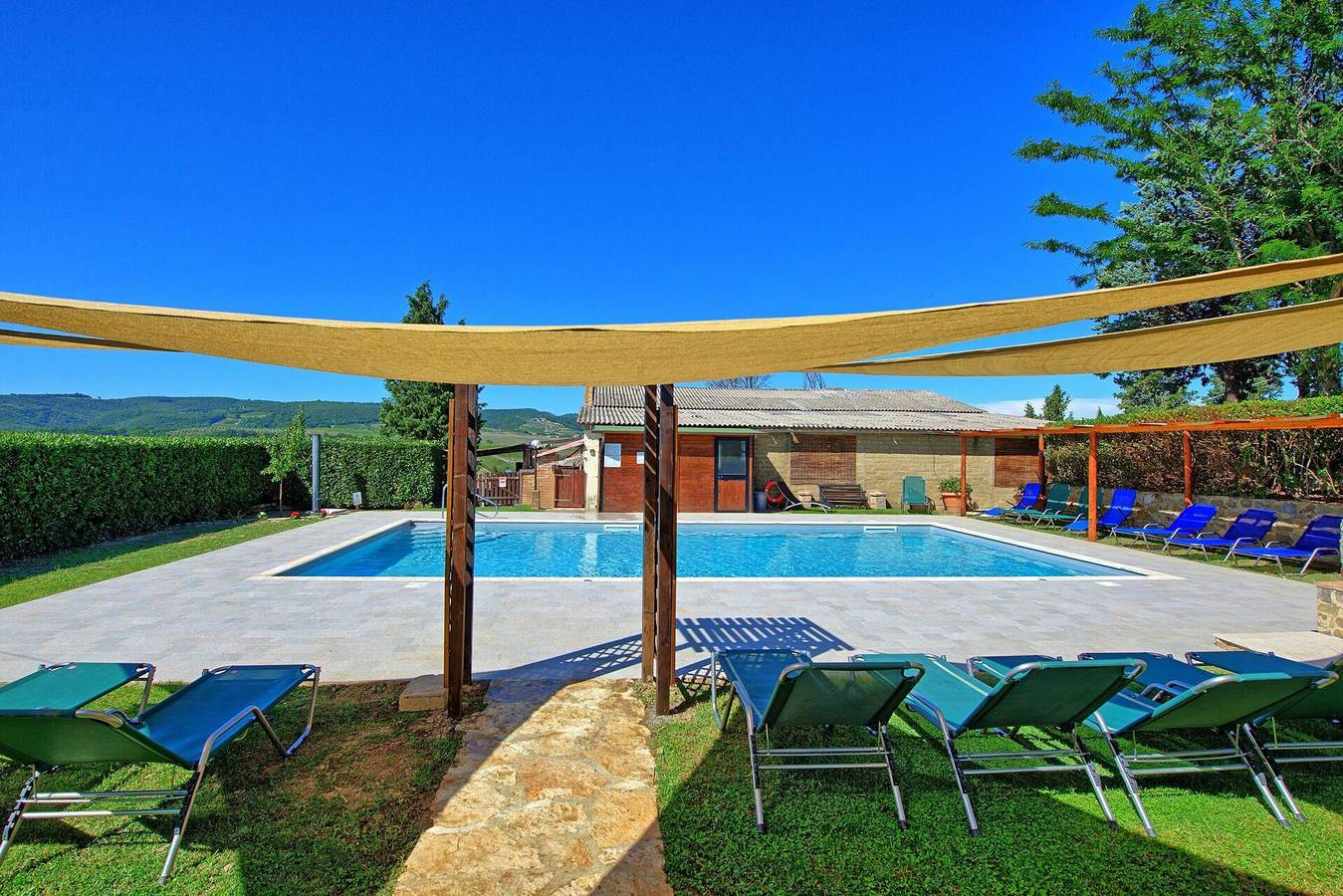 Villa für 14 Personen mit Pool in Montalcino, Orciatal