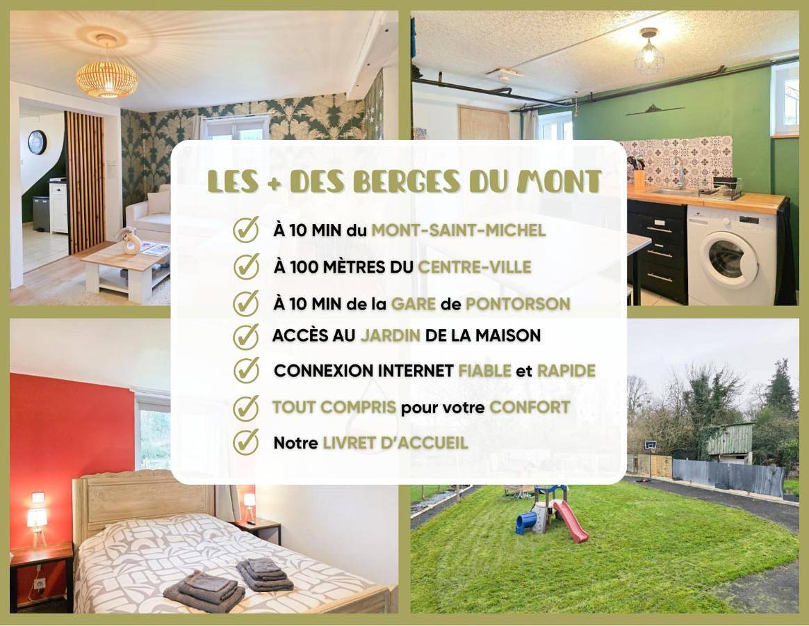 Appartement entier, Aux Berges Du Mont - Parking, 10 min Mont-Saint-Michel & Jardin in Pontorson, Région d'Avranches