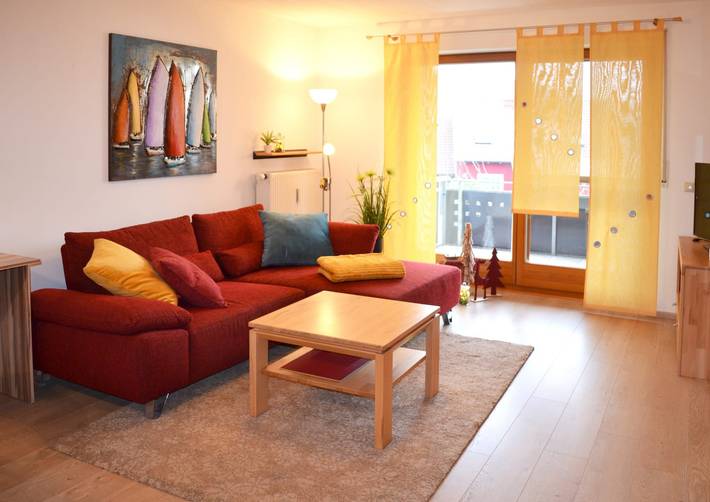 Ferienwohnung für 3 Personen, mit Balkon und Balkon/Terrasse