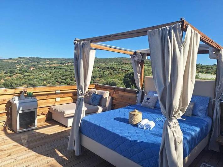Camping für 2 Personen, mit Garten und Pool sowie Ausblick auf Kreta - 2