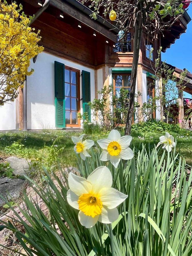 Ferienhaus für 4 Personen, mit Terrasse und Garten sowie Ausblick