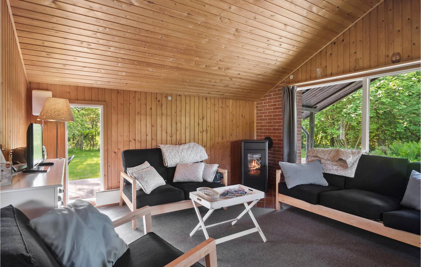 Ferienhaus für 4 Personen mit Terrasse in Kaldred, Kalundborg und Umgebung