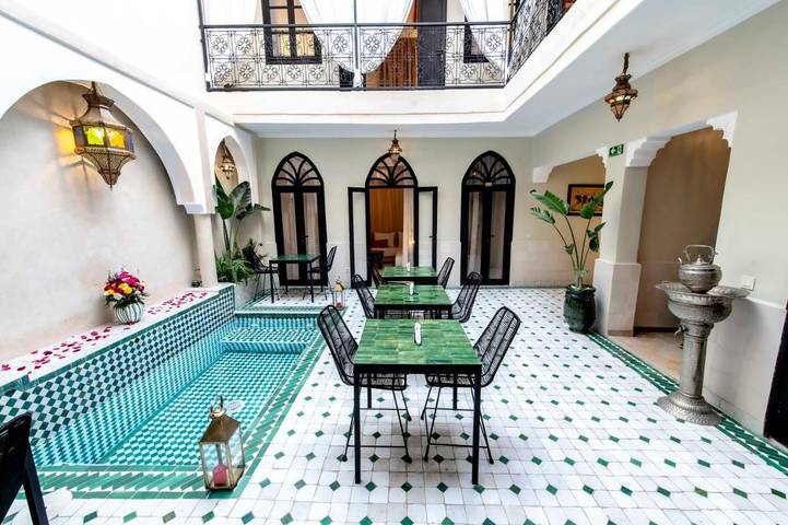 Casa de huéspuedes para 2 personas, con vistas y sauna además de terraza y piscina, Familias con niños en Marrakech