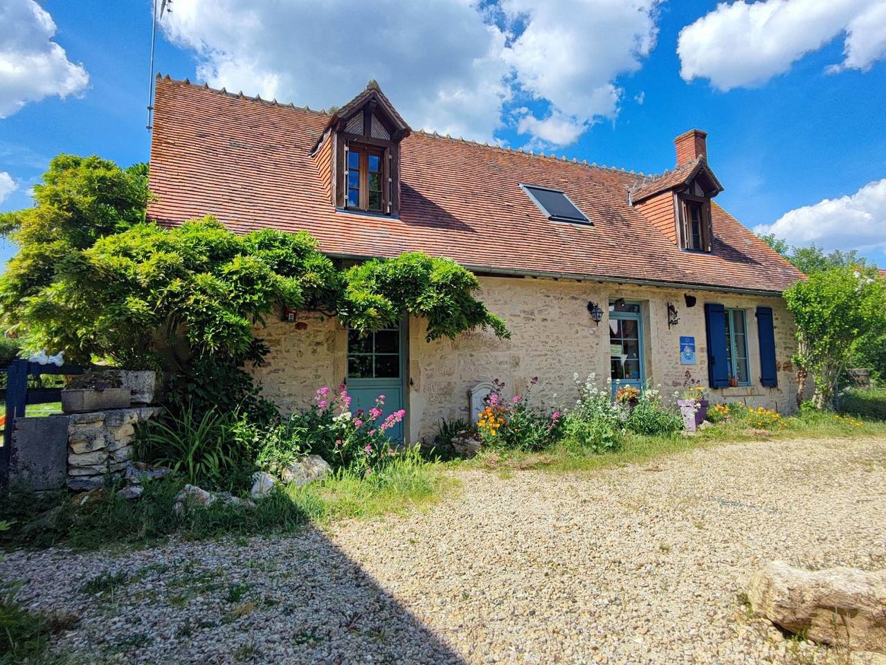 Ferme de La Fontenille - Chambre Feuille de Chêne in Région de Bourges