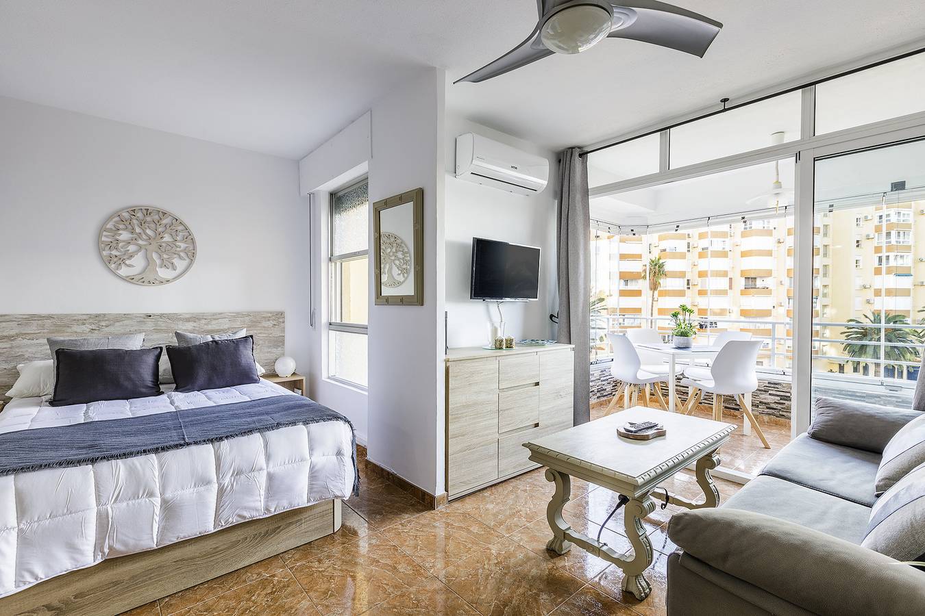 Estudio entero, A&N Estudio Primera Línea de Playa – Costa del So in Playa de Mezquitilla (Algarrobo), Algarrobo