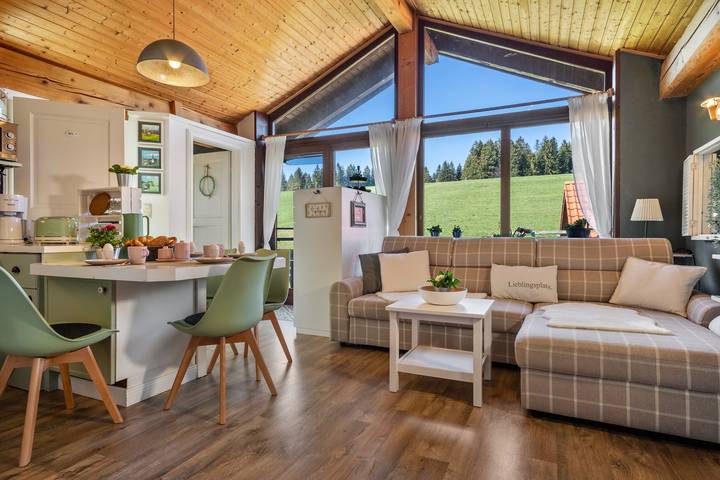 Ferienwohnung für 4 Personen, mit Balkon und Garten