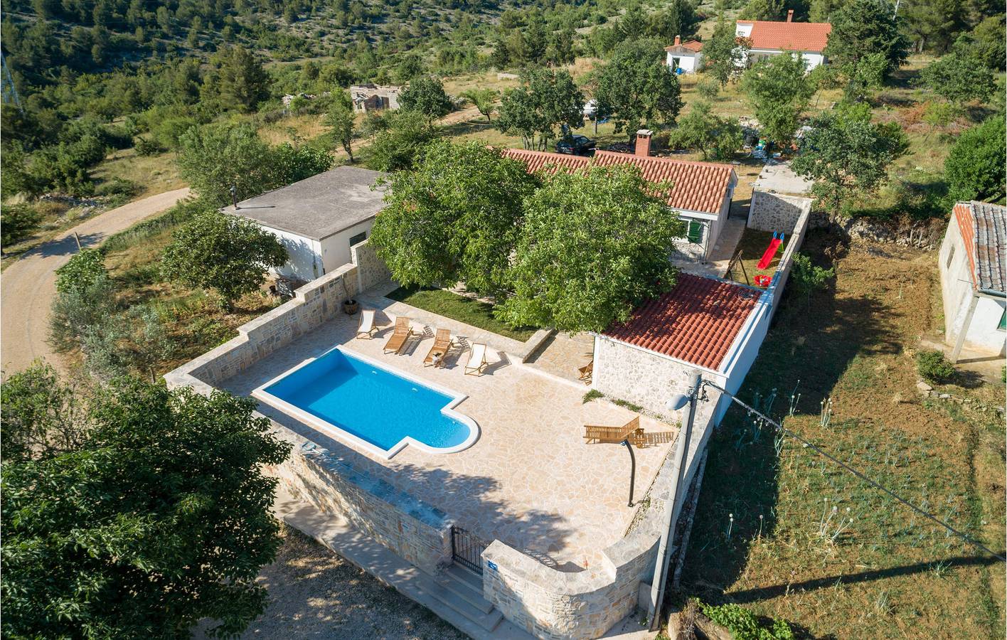 Ferienhaus für 6 Personen mit Terrasse in Grad Benkovac, Zadar
