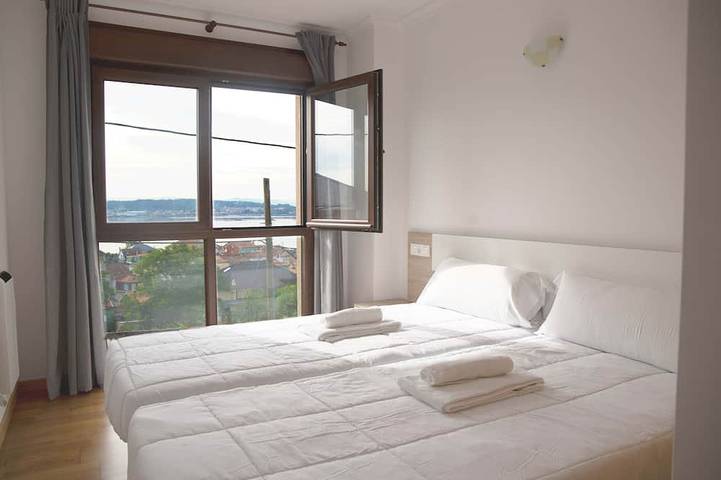 Ganze Wohnung, Apartamentos Terramar Boiro With sea views in the Ría de Arousa (Galicia) in Praia de Escarabote (Boiro), Rías Baixas