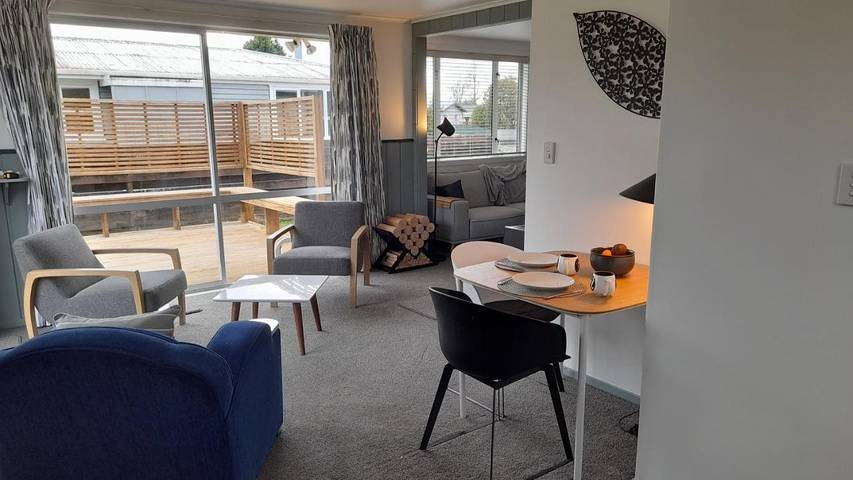 Vakantiehuis voor 2 personen, met uitzicht en tuin in Turangi