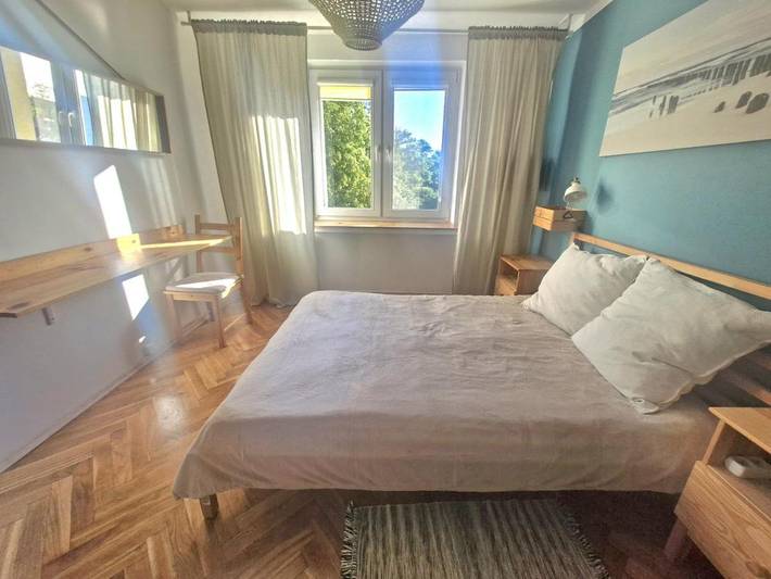 Apartament wakacyjny dla 4 osób, z widok i balkon oraz widok na jezioro - 1