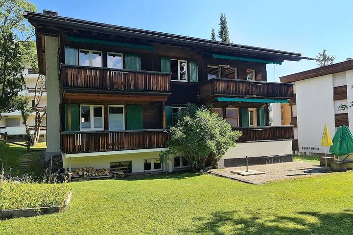 Ganze Wohnung, Grabahus Appartement/Fewo, Dusche oder Bad, Wc, 9-Bettwohnung in Arosa, Plessur Alpen