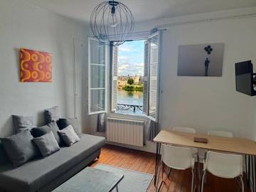 Gîte pour 4 personnes, avec vue dans Château de Saumur