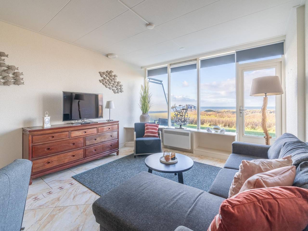 Geheel appartement, 2 persoons zeezicht appartement in De Koog, Nederlandse waddeneilanden