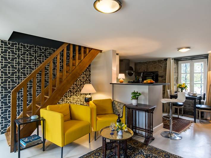 Appartement de vacances pour 2 personnes, avec Terrasse et Jardin à Concarneau