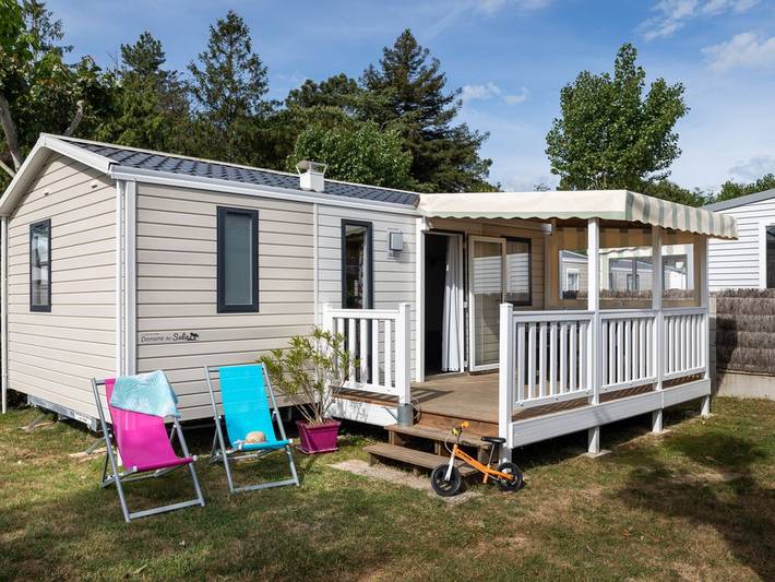 Camping pour 4 personnes, avec piscine et terrasse, animaux acceptés à Saint-Hilaire-de-Riez
