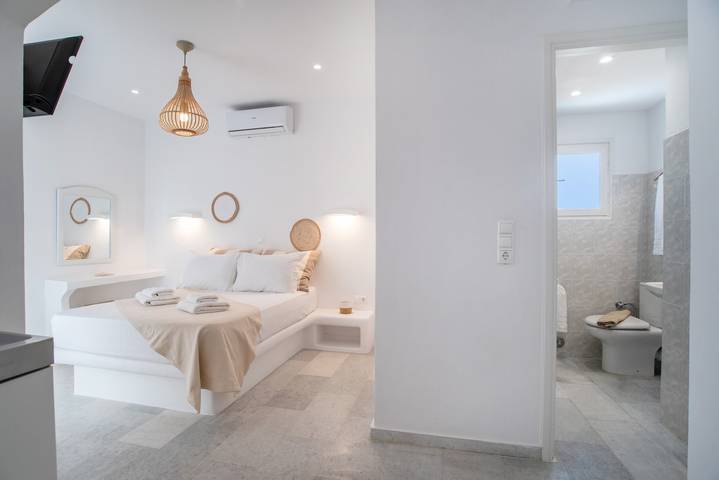 Holiday rental for 3 people, with garden and balcony, with pets in Naxos