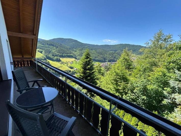 Gîte pour 2 personnes, avec vue et balcon dans Bad Peterstal