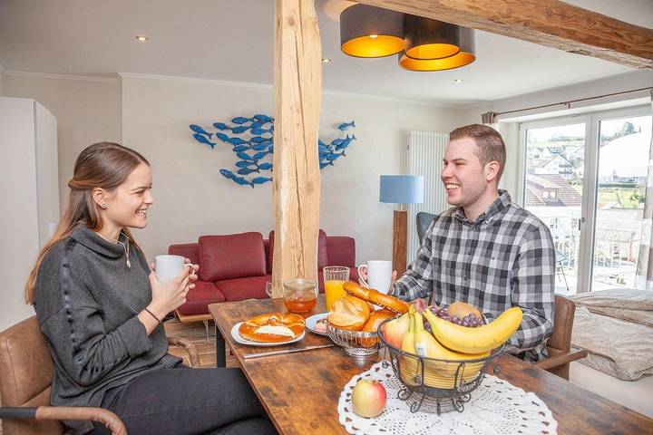 Ferienwohnung für 2 Personen, mit Balkon in der Vulkaneifel