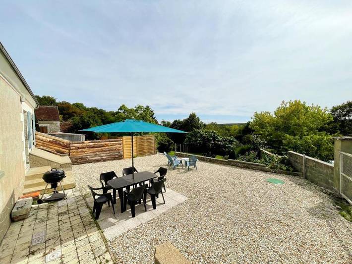 Location de vacances pour 5 personnes, avec jardin et terrasse, animaux acceptés à Saint-Quentin-sur-Indrois