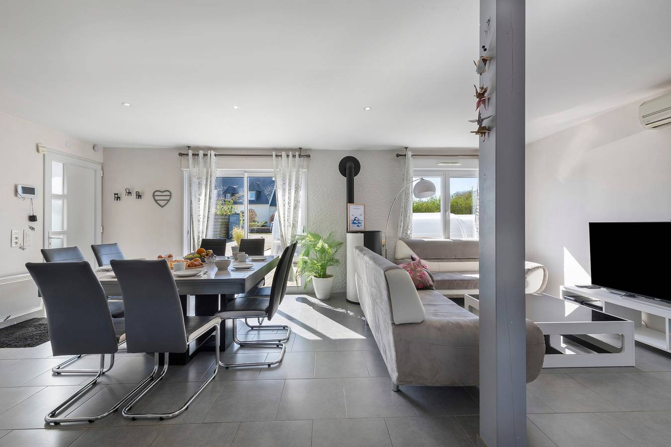 Maison d'Elise mit Pool in Kerlouan, Brest und Umgebung