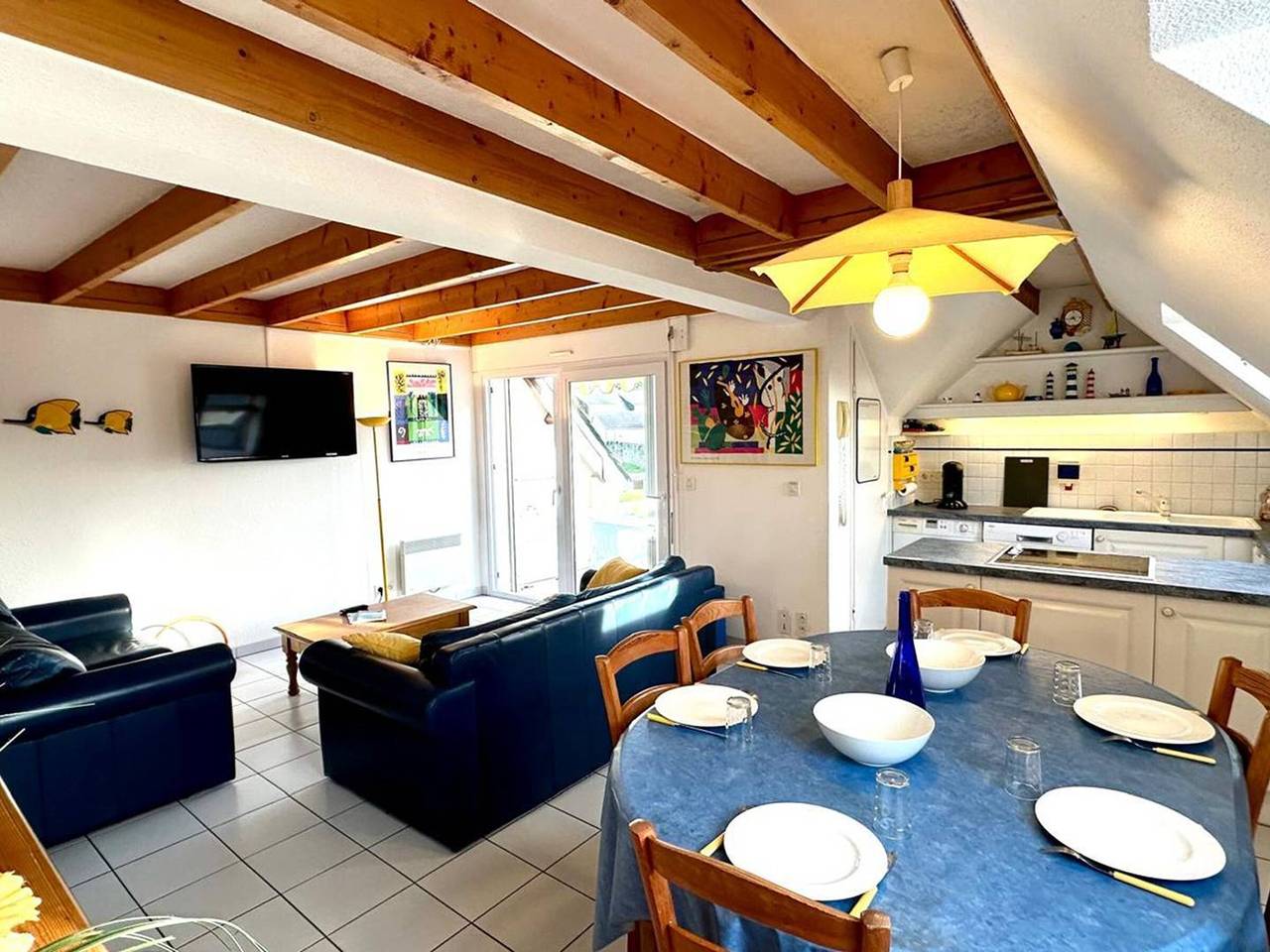 Appartement entier, Carnac - Duplex T3 avec Piscine, 6 Couchages, Proche Plage in Carnac, Côte des Mégalithes