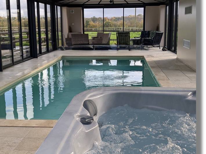 Chambre d’hôte pour 2 personnes, avec sauna ainsi que jacuzzi et jardin dans le Calvados