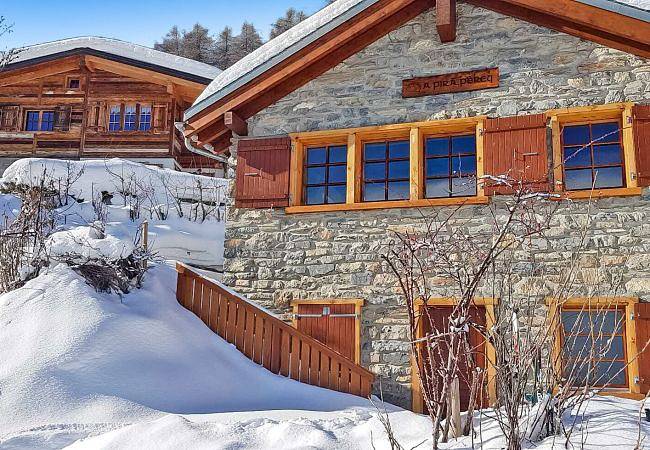 Tiny House facing the Alps - Ski in and out in Ayent, Sion - Sierre & Umgebung