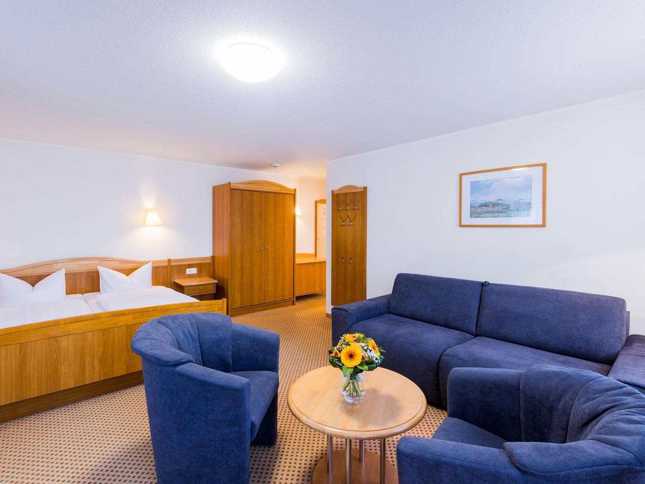 Hotel Hubertusbaude - Doppelzimmer in Großschönau, Zittauer Gebirge