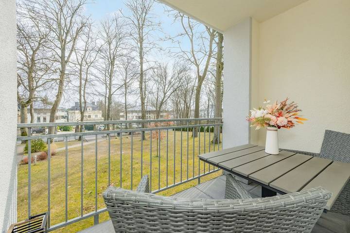 Ferienwohnung für 4 Personen, mit Ausblick und Balkon in Heringsdorf - 2