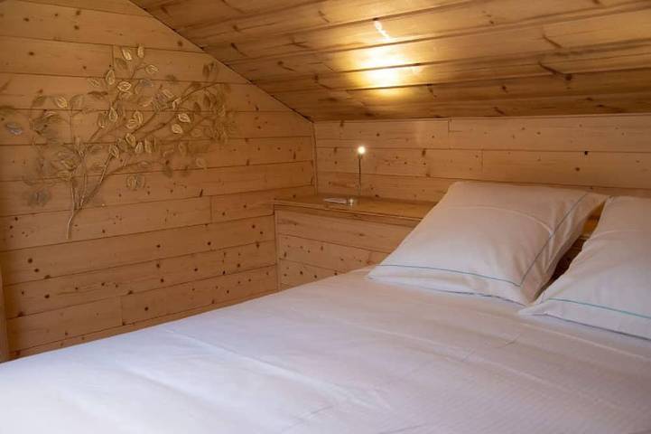 Eco-friendly chalet on the edge of a private pond in Solgne, Metz Region