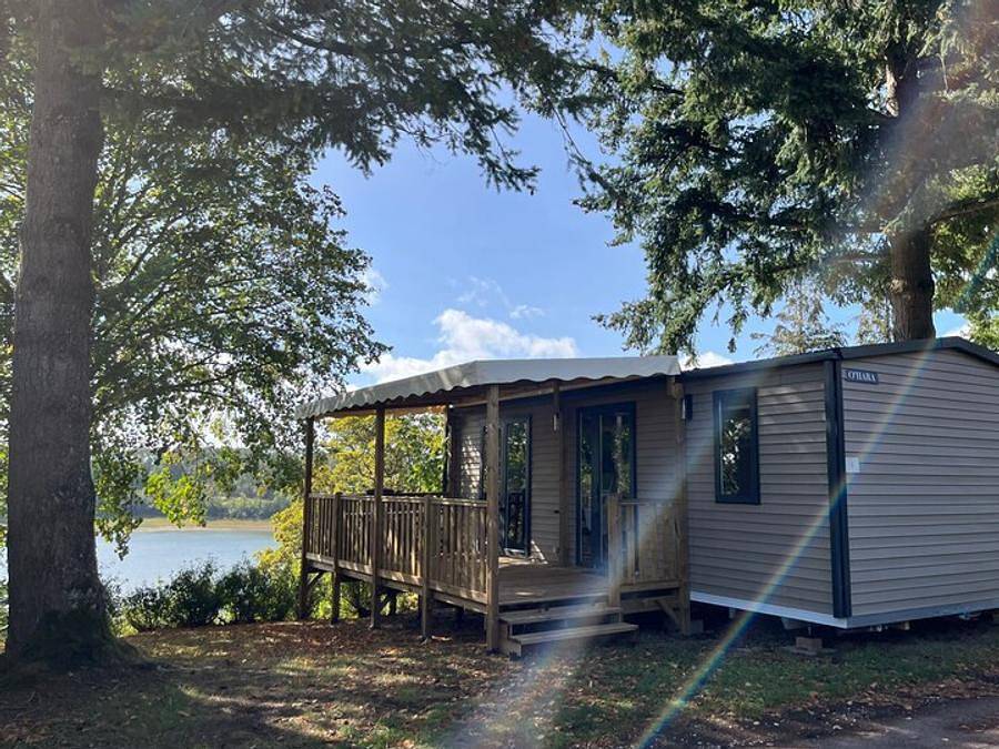 Camping de la Liez - Ciela Village - Mobilheim 4 personen - Mobilheim Ciela Privilège - 2 Schlafzimmer - Grill in Peigney, Haute-Marne