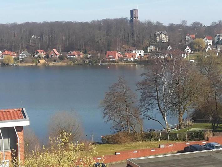 Ferienwohnung für 5 Personen, mit Terrasse und Seeblick sowie Ausblick in Ratzeburg