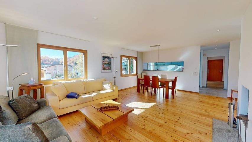 Ferienhaus für 8 Personen, mit Terrasse und Garten sowie Ausblick in Celerina - 4