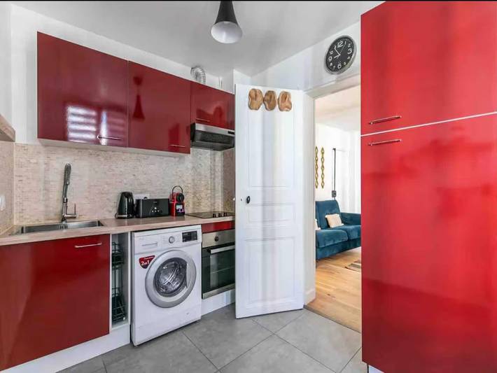 Apartamento entero, Encantador apartamento de 1 dormitorio/4 plazas en Montreuil, cerca de París. in Montreuil, Sena-Saint Denis