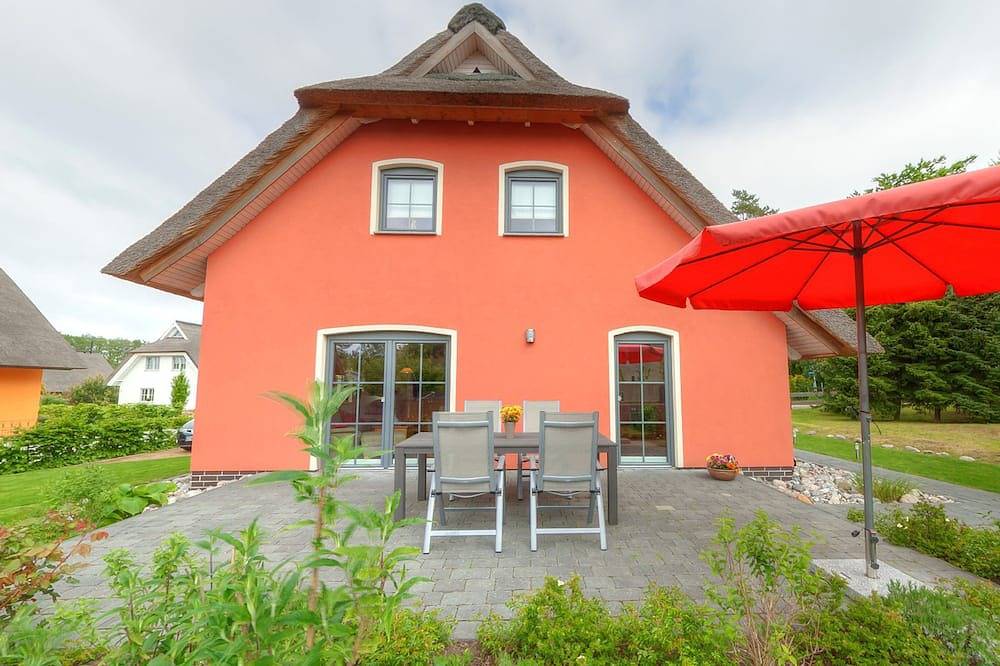 Stubbenfelde, Reetdachhaus Seeblick - Stubbenfelde - Ferienhaus Seeblick in Stubbenfelde, Loddin