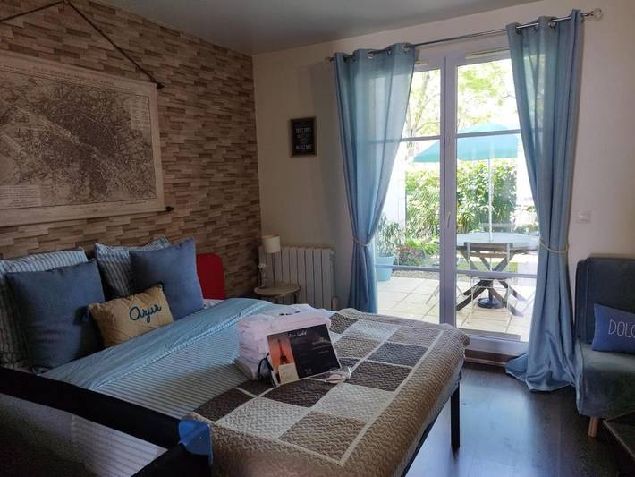 Appartement de vacances pour 5 personnes, avec jardin