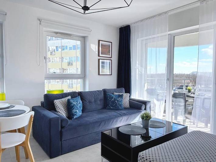 Ferienwohnung für 4 Personen, mit Balkon und Ausblick in Swinemünde