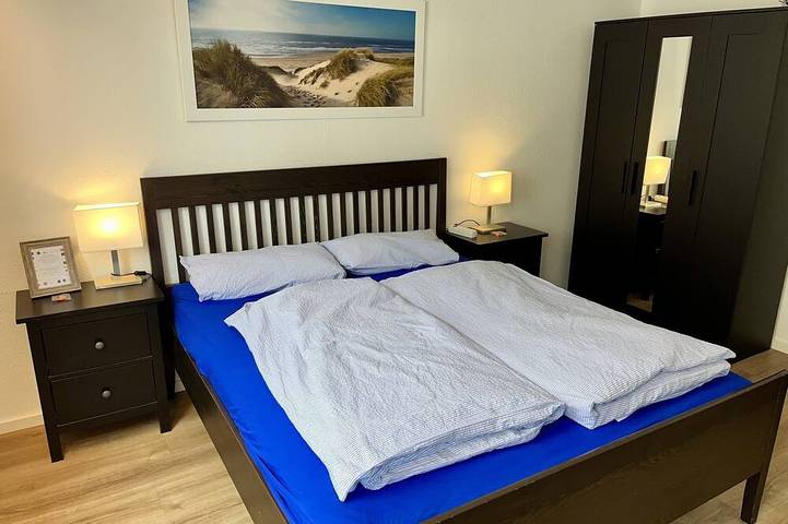 Ganze Wohnung, Apartment 2 Einzelbetten(90cm)+Schlafcouch (180cm) in Forchheim (Baden-Württemberg), Rheinstetten