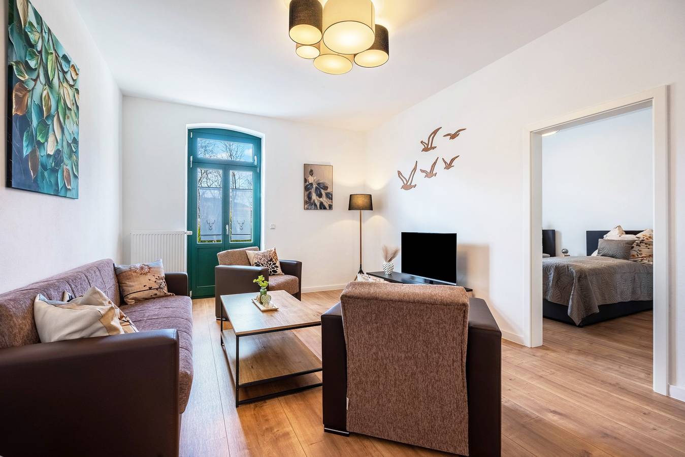 Ganze Wohnung, Apartment '6 mit privater Terrasse, Gemeinschaftsgarten und Wlan in Rathmannsdorf, Elbsandsteingebirge