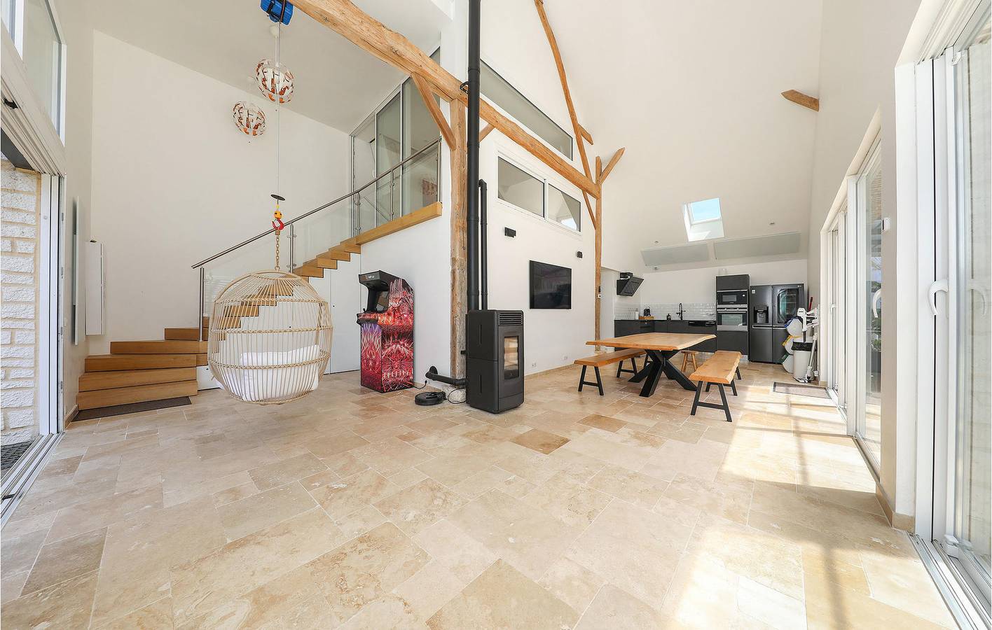 Appartement confortable avec piscine, jardin et WiFi in Léglantiers, Oise