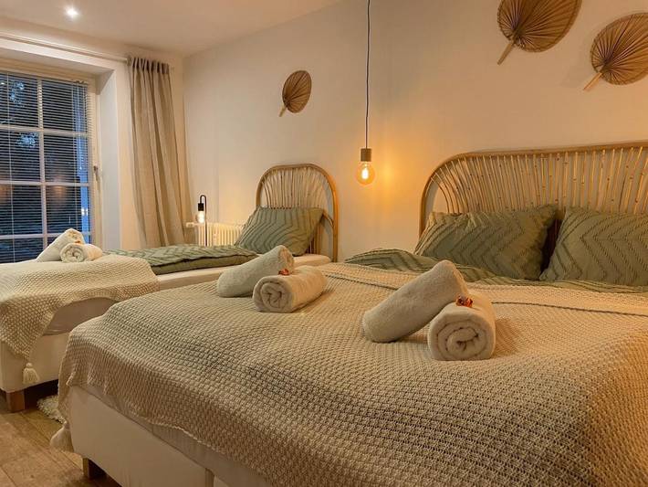 Ferienwohnung für 5 Personen, mit Terrasse und Ausblick in Friedenau