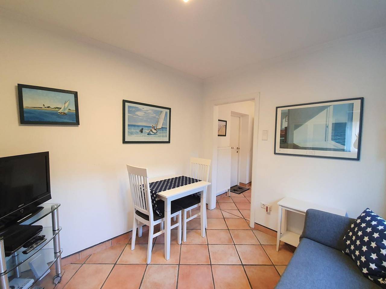 Ganze Wohnung, Ferienwohnung Seepferdchen in Wyk auf Föhr – nahe am Meer mit Terrasse in Wyk auf Föhr (Stadt), Wyk auf Föhr