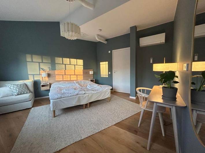 Ferienhaus für 3 Personen, mit Pool in Beddingestrand