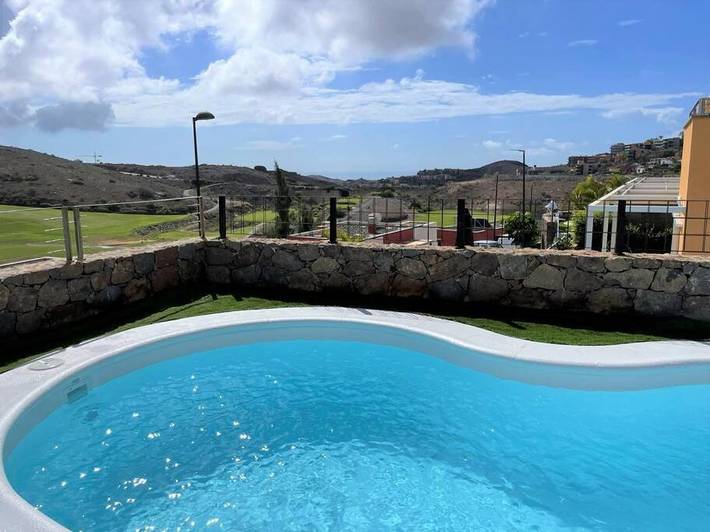 Casa rural para 4 personas, con vistas además de piscina y jardín en Salobre - 3