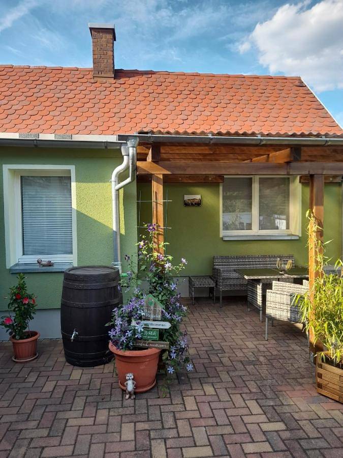 Ferienwohnung für 4 Personen, mit Terrasse und Garten sowie Ausblick in Olbersdorf