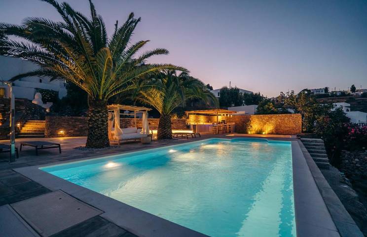 Location de vacances pour 7 personnes, avec jardin ainsi que piscine et vue dans Apollonia - 3