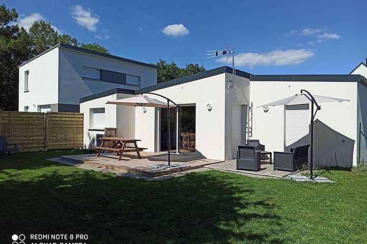 Maison de vacances pour 6 personnes, avec terrasse et jardin, animaux acceptés à Surzur