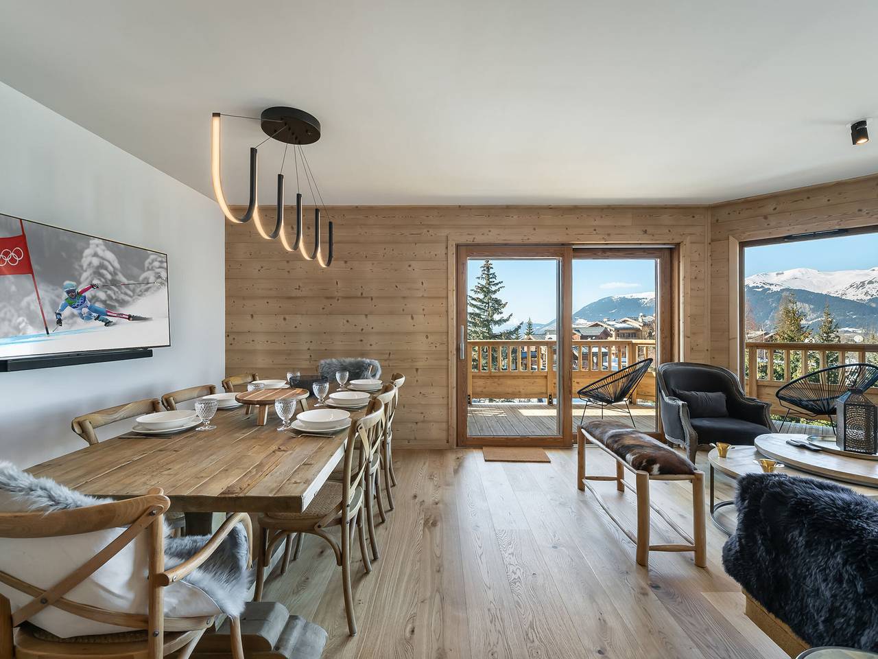 Apartamento entero, Apartamento T4 Courchevel, cerca de las pistas, parking, wifi in Courchevel 1650 (Moriond), Saint-Bon-Tarentaise