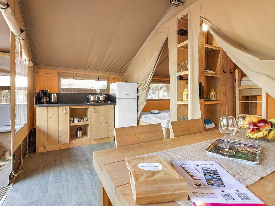 Camping Stella Maris - Tenda in tela e legno 4 persone - Stella Maris - Tenda Safari Accogliente in Umago, Umago e dintorni